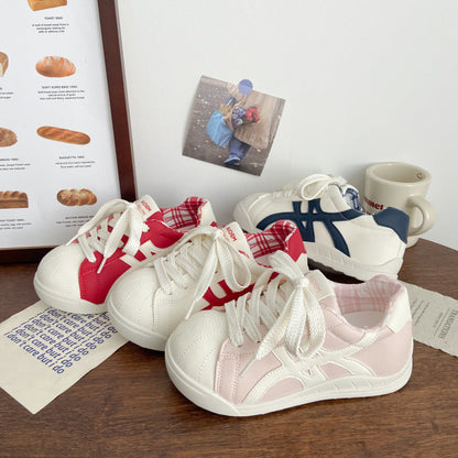 Damen Sneaker Sportlich Kariert