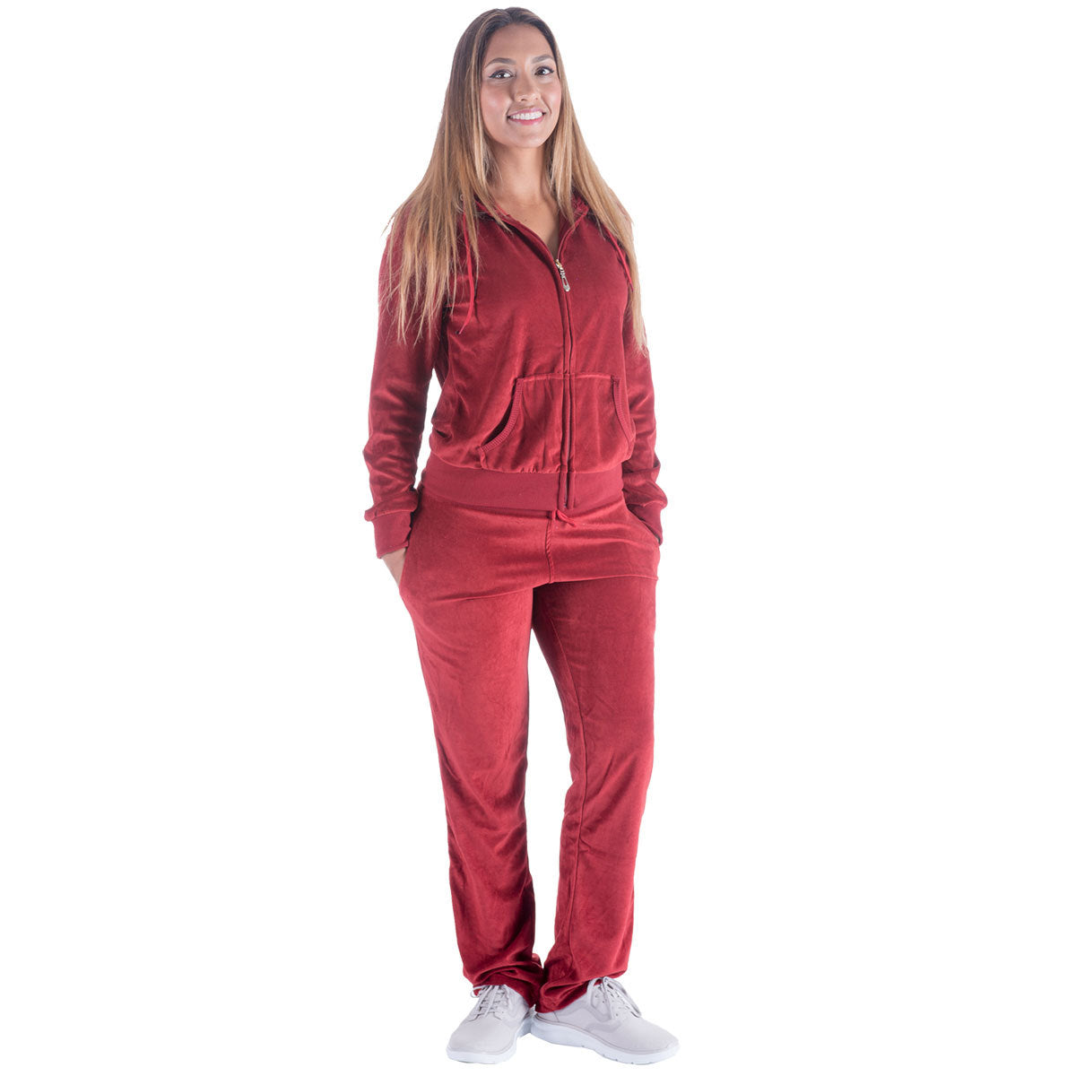 Damen Jogginganzug mit Kapuze Sportlich Komfortabel