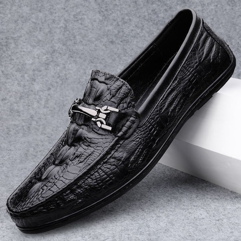 Herren Leder Mokassins Elegant