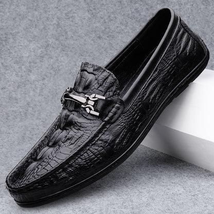 Herren Leder Mokassins Elegant