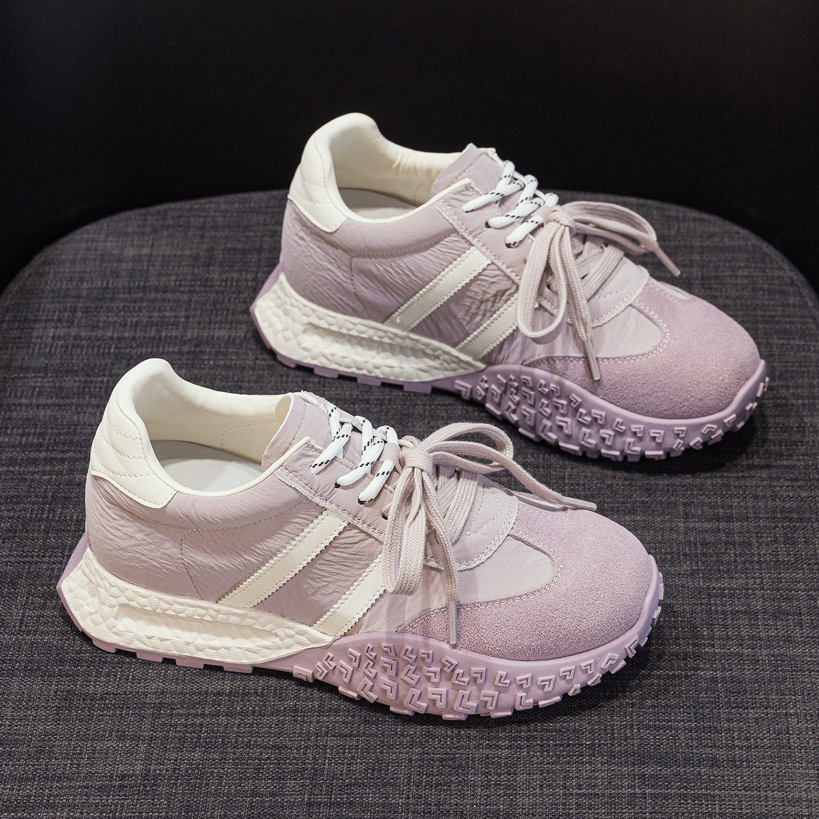 Damen Sneaker Sportlich Atmungsaktiv Mit Profilsohle - Norvielle
