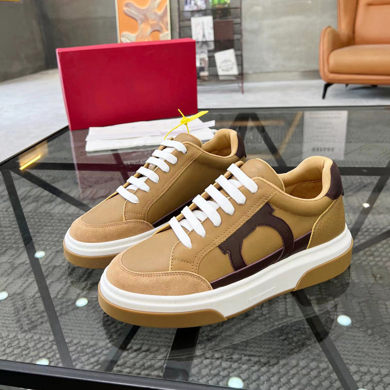 Damen Sneaker Leder Sportlich