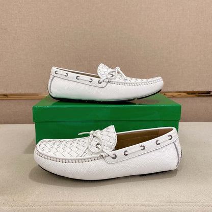 Damen Mokassin Geflochtene Schuhe Sommer
