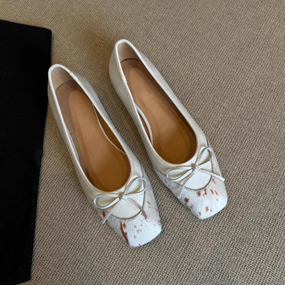 Damen Ballerinas Weich Komfortabel Schwarz - Norvielle
