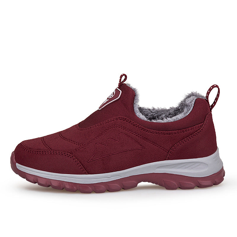 Damen Slip-On Schuhe Bequem Isoliert Warm