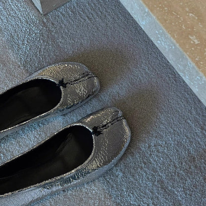 Damen Ballerinas Komfortschuhe Bequem Elegant