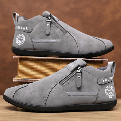 Damen Stiefeletten Elegante Reißverschluss Schuhe Bequem