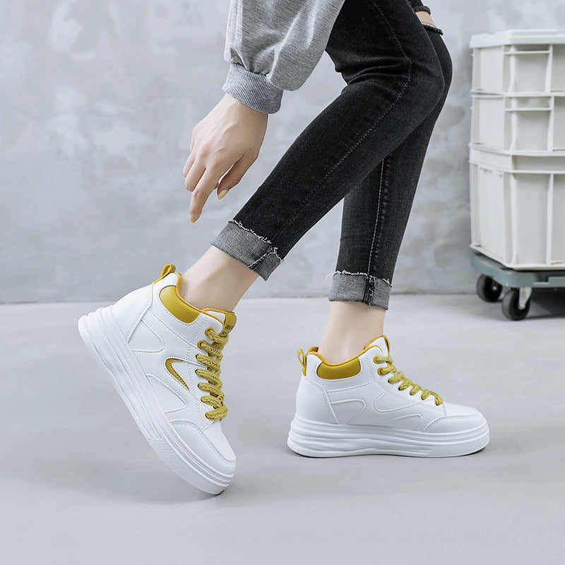 Damen Sneaker Sportlich Schnürung