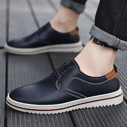 Herren Schnürschuhe Leder Elegante Modern