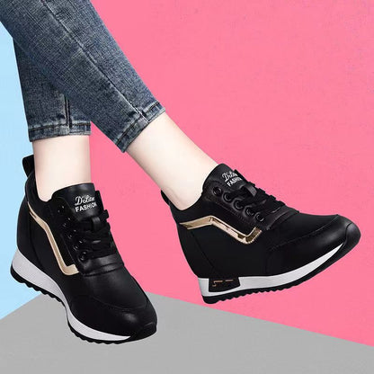 Damen Wedgesneaker Hochzeitsschuhe Rutschfest