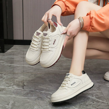 Damen Sneaker Weich Stoßdämpfend Bequem Schwarz - Norvielle