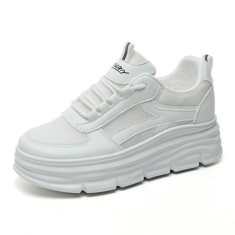 Damen Sneaker Bequem Laufsohle Hoch