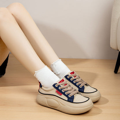 Damen Sneaker Retro Style Bequem Schwarz - Norvielle