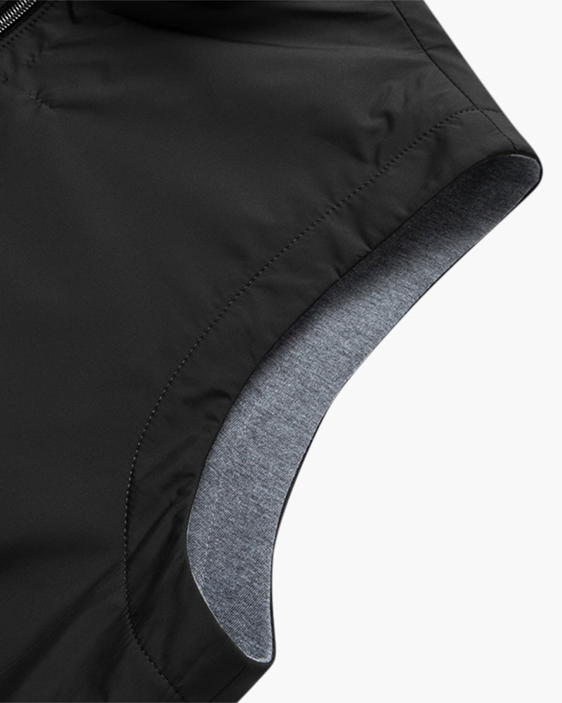 Herren Bodywarmer Schlank Reißverschluss
