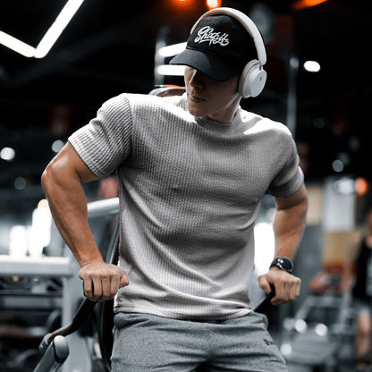 Herren Muscle Shirt Sportlich Funktionell Baumwolle