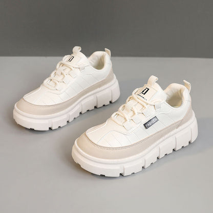 Damen Chunky Sneaker Bequem atmungsaktives Material