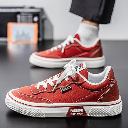 Damen Sneaker Bequem Canvas Weiß - Norvielle