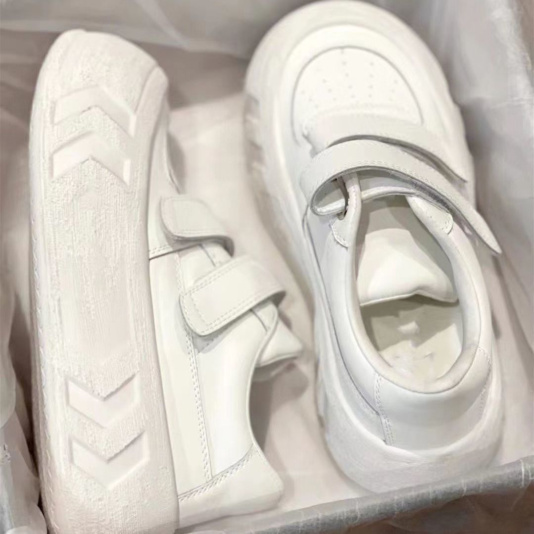 Damen Sneaker Komfort Klettverschluss Bequem