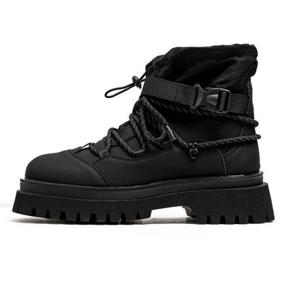 Damen Winterstiefel Strapazierfähig Warm Klettverschluss