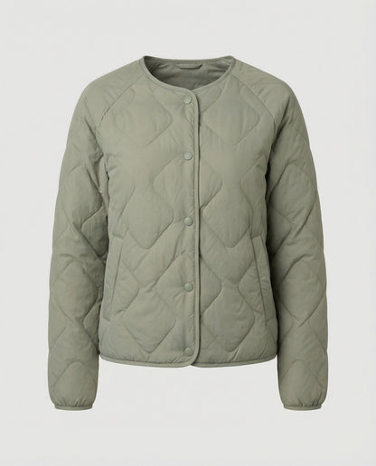 Damen Steppjacke Kurz Leicht Daunenjacke