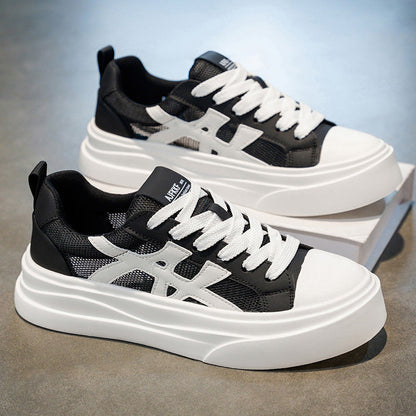 Damen Hochplateau Sneaker Trendy Modell