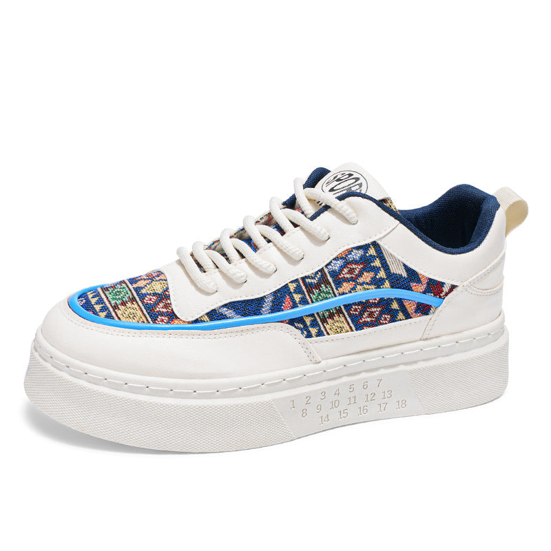 Damen Sneaker Asiatisch Muster Farbenfroh