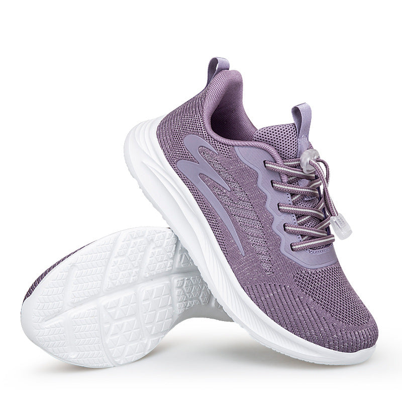 Damen Laufschuhe Elastisch Schnellschnürsystem Sport