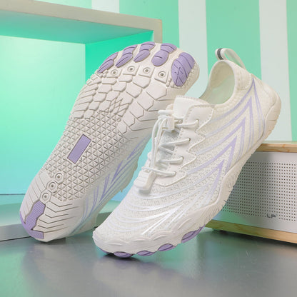 Damen Laufschuhe Atmungsaktives Mesh Bunt Rutschfest