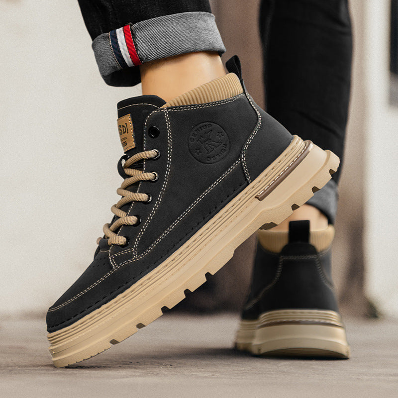 Damen High- Sneaker Atmungsaktives Material Sportlich