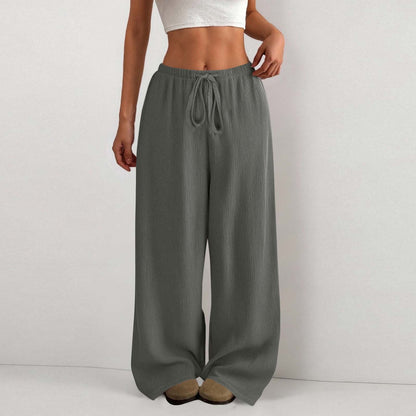 Damen Sommerhose Leicht Elastisch Mit Gummizug