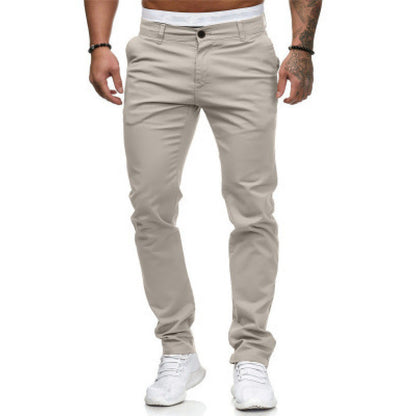 Herren Slimfit Chinos Modern Schwarz - Norvielle