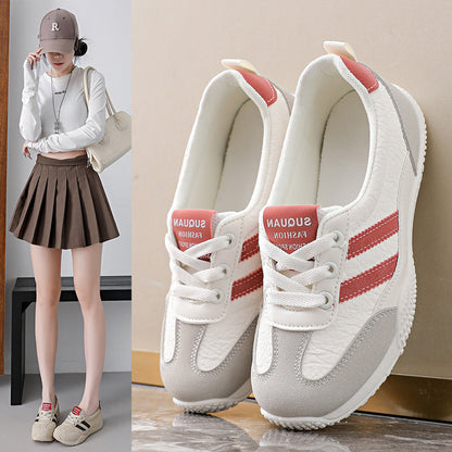 Damen Sneaker Bequeme Freizeitschuhe mit Dämpfung Schwarz - Norvielle