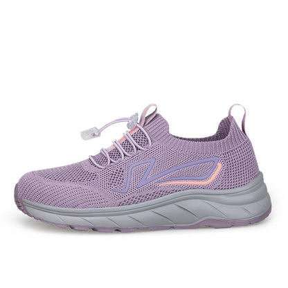 Damen Sneaker Atmungsaktiv Schnellschnürsystem Sportlich