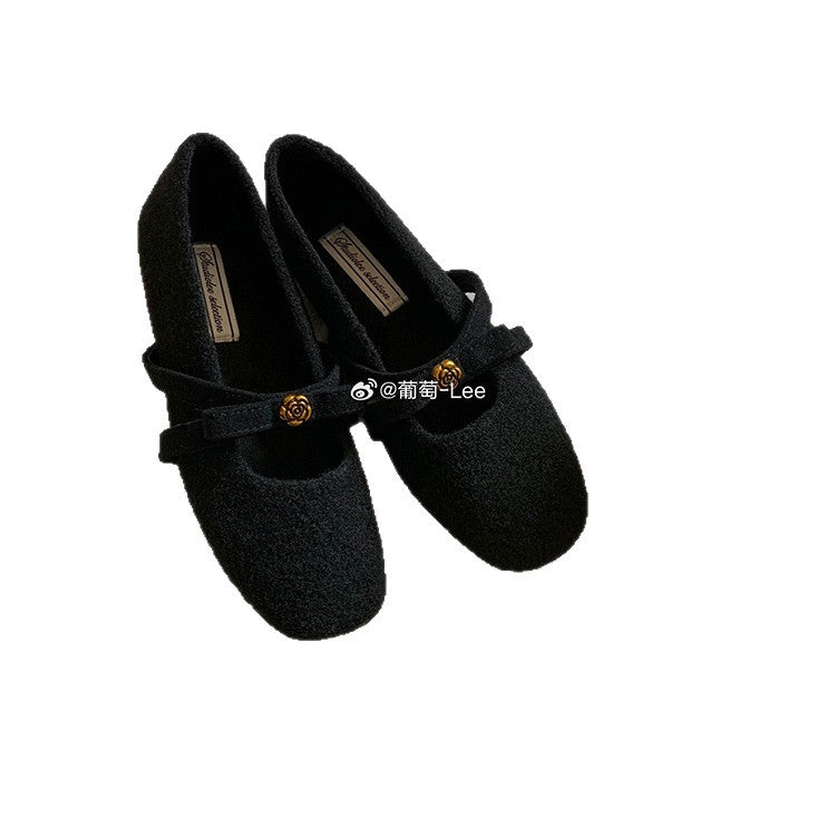 Damen Hauspantoffeln Riemendesign Warm Bequem - Norvielle