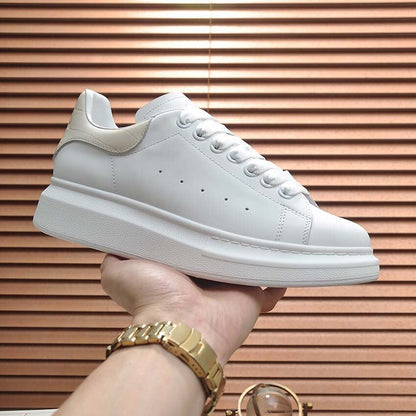 Damen Sneaker Leder Weich Gepolstert