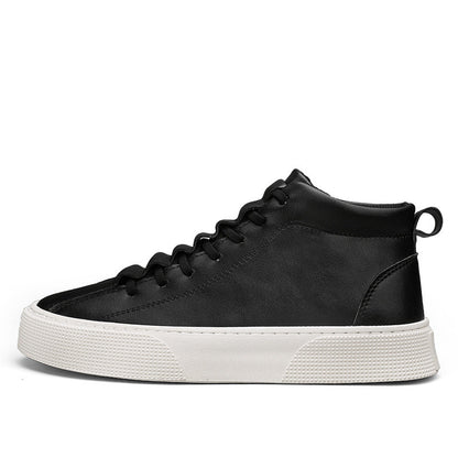 Damen High- Sneaker Kunstleder Rutschfest