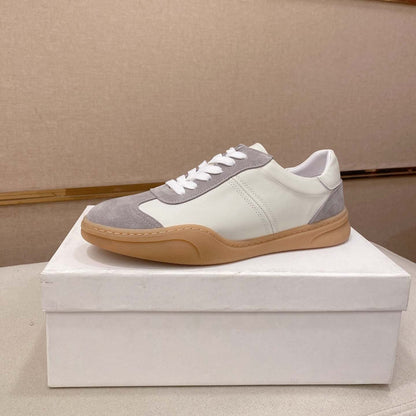 Damen Sneaker Leder Wildleder Schuhe