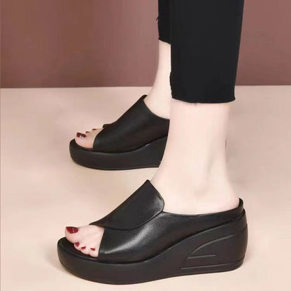 Damen Hochzeitssandalen Komfortabler Keilabsatz Schuhe