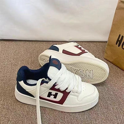 Damen Sneaker Sportlich Kontrastfarben