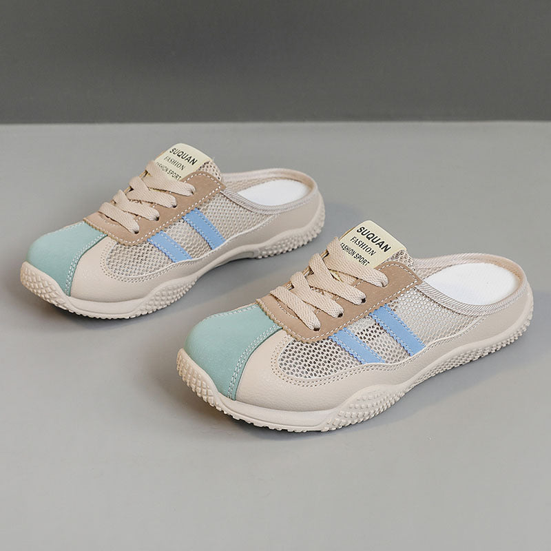 Damen Clogs Atmungsaktives Material Griffig