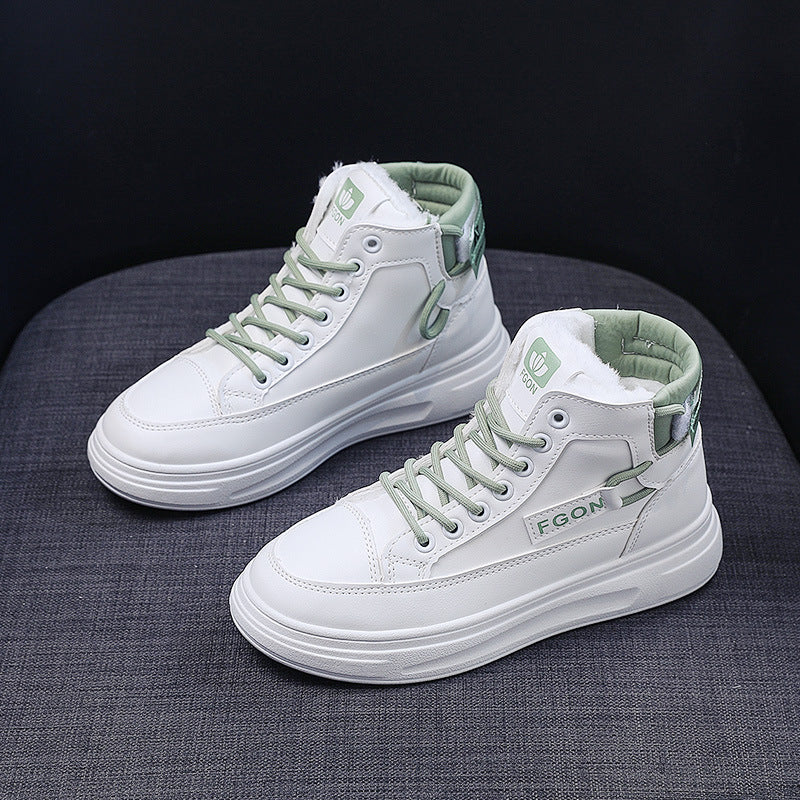 Damen Hochsneaker Kuschelig Sportlich
