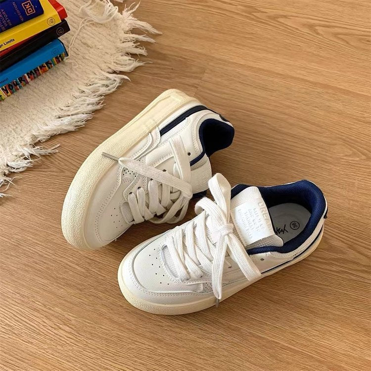 Damen Plateau Sneaker Atmungsaktives Mesh Komfortschuh