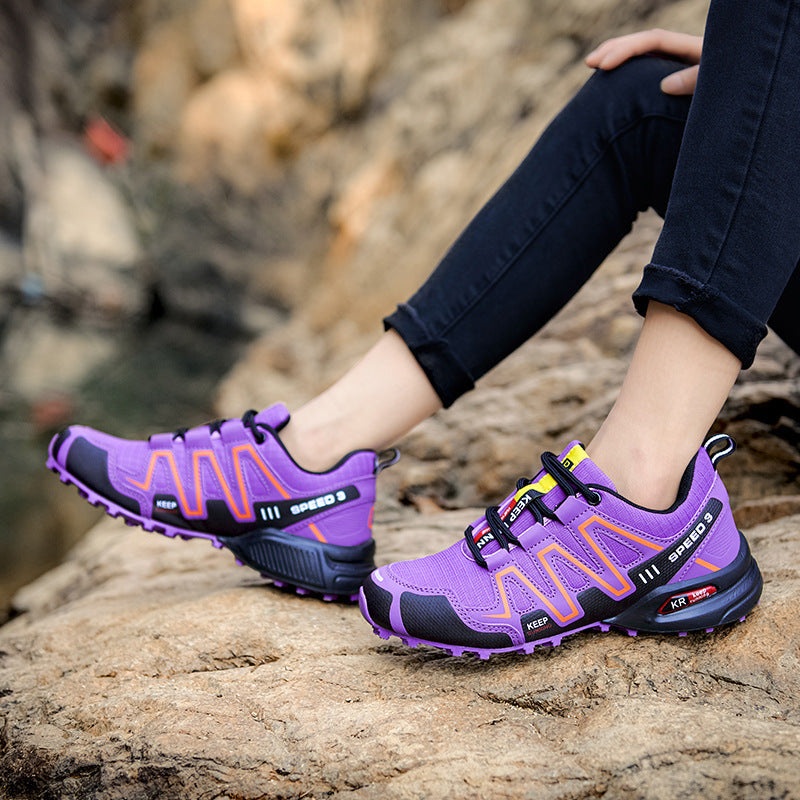 Damen Trail Laufschuhe Bequem Stabil
