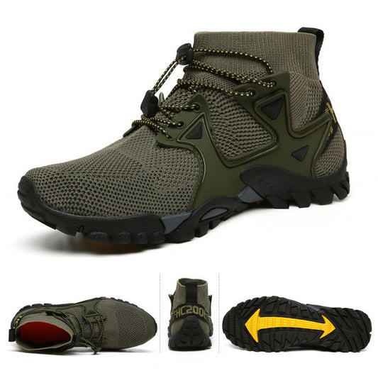 Damen Wanderschuhe Atmungsaktives Mesh Stabil Schwarz - Norvielle