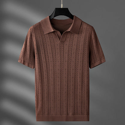 Herren Poloshirt Baumwolle Elegant