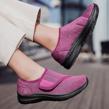 Damen Sport Schuhe Bequem Klettverschluss