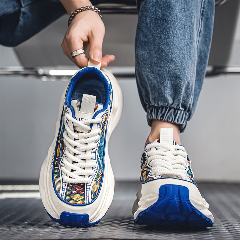 Damen Sneaker Sportlich Muster