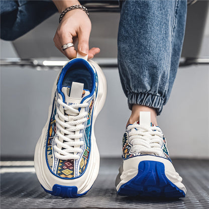 Damen Sneaker Sportlich Muster