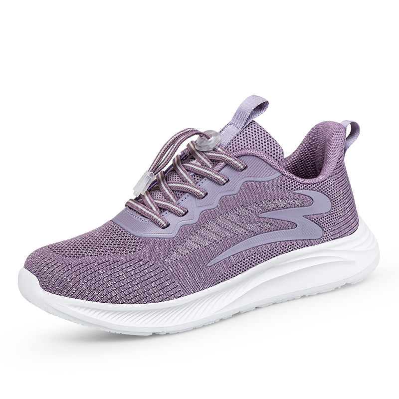 Damen Laufschuhe Elastisch Schnellschnürsystem Sport