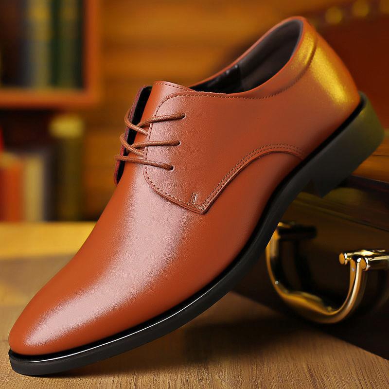Herren Schnürschuhe Leder